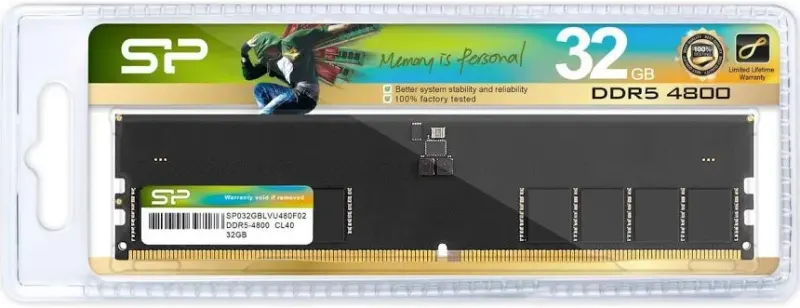 Silicon Power 32 Go DDR5 4800 MHz - vue 3