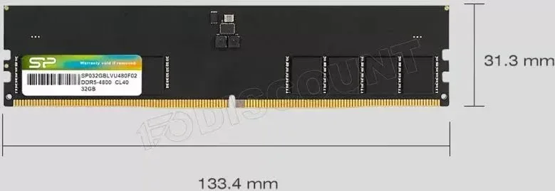 Silicon Power 32 Go DDR5 4800 MHz - vue 4