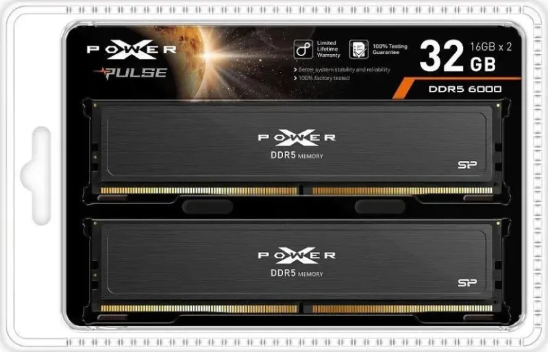 Silicon Power XPOWER Pulse 32 Go Kit 2x16Go DDR5 6000 MHz - vue 3