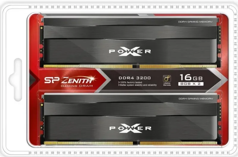 Silicon Power XPOWER Zenith 16 Go Kit 2x8Go DDR4 3200 MHz - vue 3