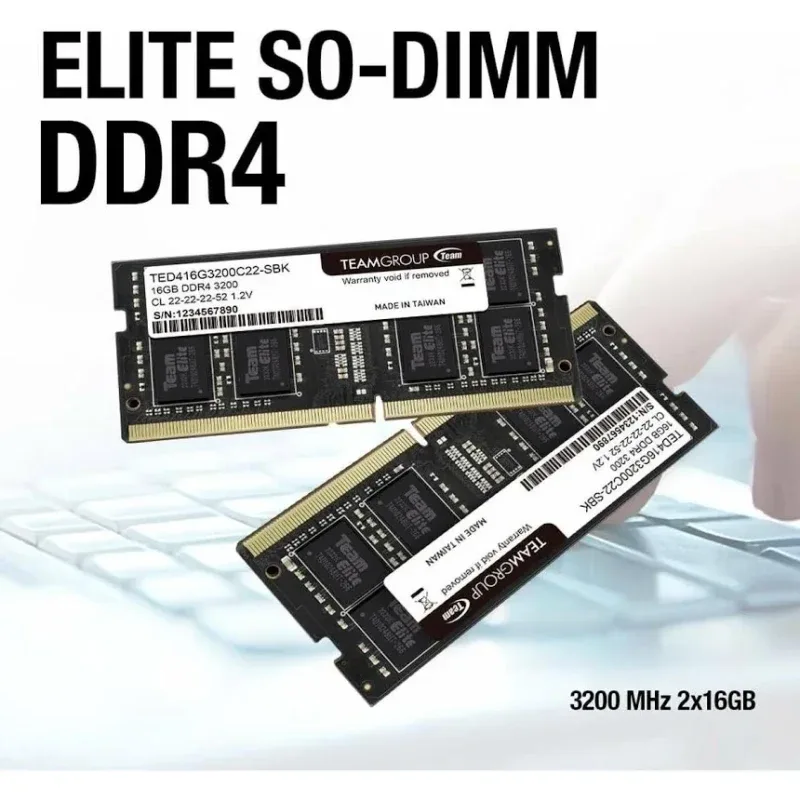 Team Group Elite 8 Go DDR4 3200 MHz - vue 3