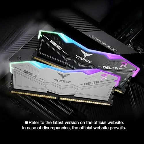 Team Group T-Force Delta RGB 32 Go Kit 2x16Go DDR5 6000 MHz - vue 5