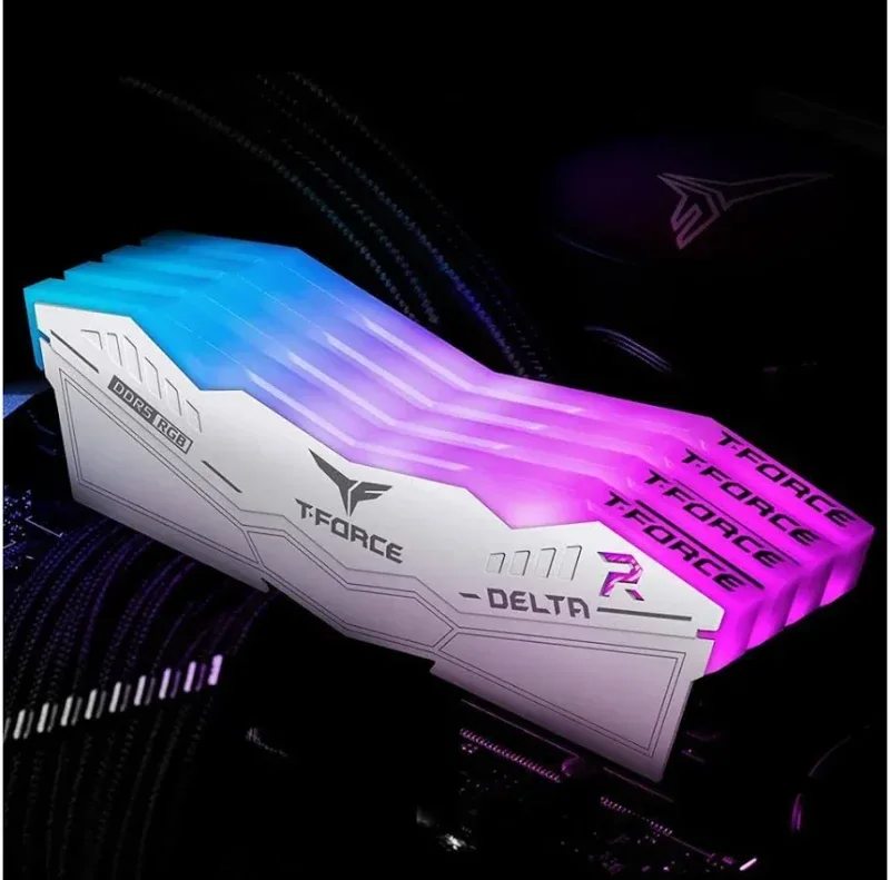 Team Group T-Force Delta RGB 32 Go Kit 2x16Go DDR5 6000 MHz - vue 5