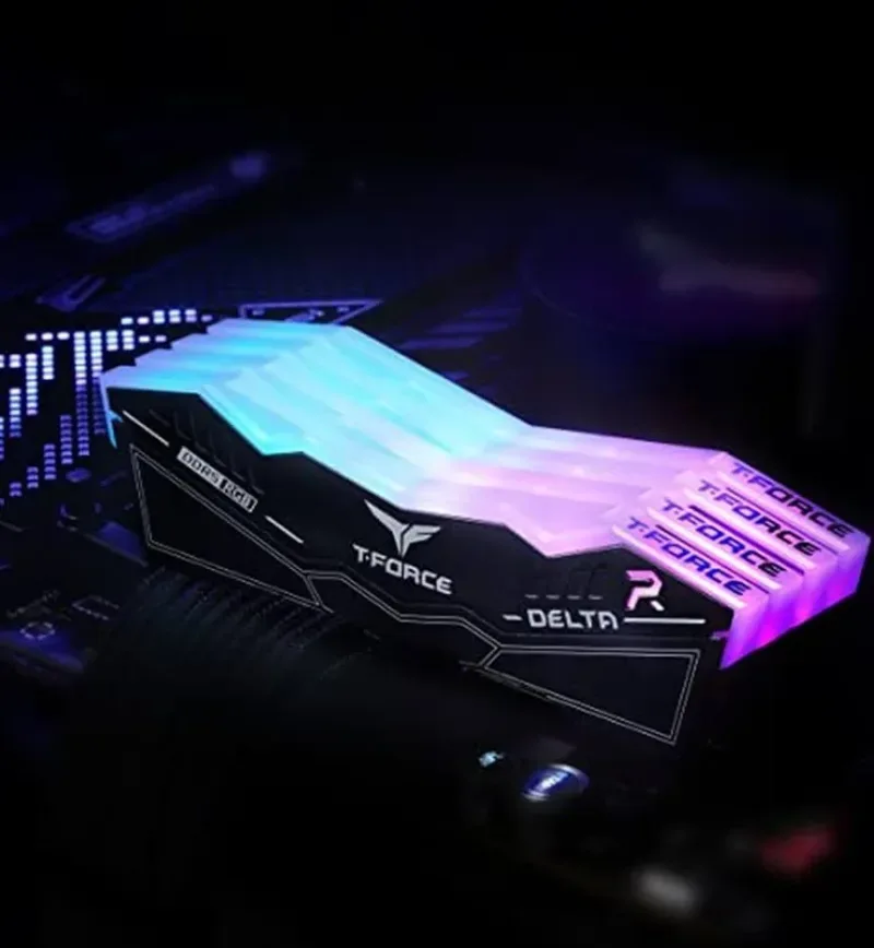 Team Group T-Force Delta RGB 32 Go Kit 2x16Go DDR5 7600 MHz - vue 2