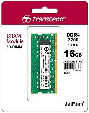 Transcend JetRam 16 Go DDR4 3200 MHz - vue 3