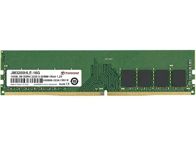 Transcend JetRam 16 Go DDR4 3200 MHz