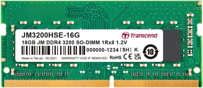 Transcend JetRam 16 Go DDR4 3200 MHz