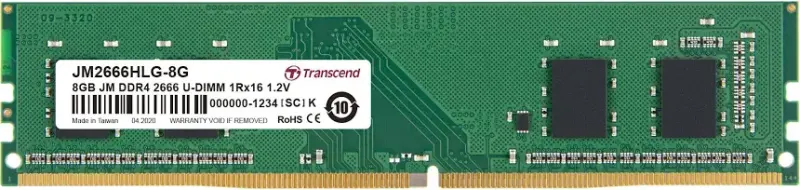 Transcend JetRam 8 Go DDR4 2666 MHz - vue 2