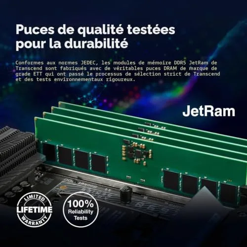Transcend JM4800ASG 8 Go DDR5 4800 MHz - vue 8