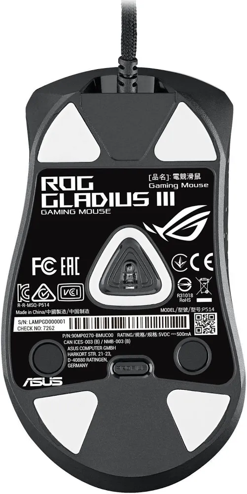 ASUS ROG Gladius III - vue 3