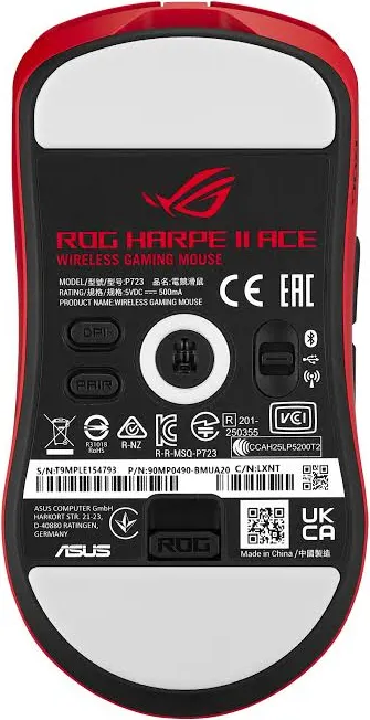 ASUS ROG Harpe II Ace Rouge - vue 2