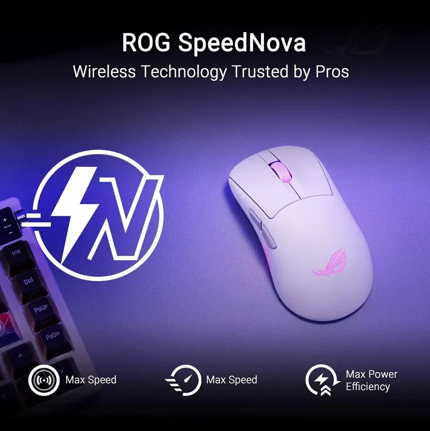 ASUS ROG Keris II Origin Blanc - vue 4