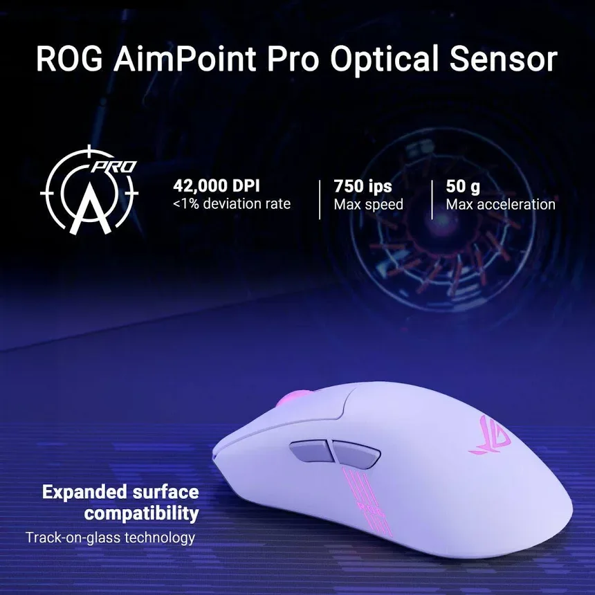 ASUS ROG Keris II Origin Blanc - vue 5