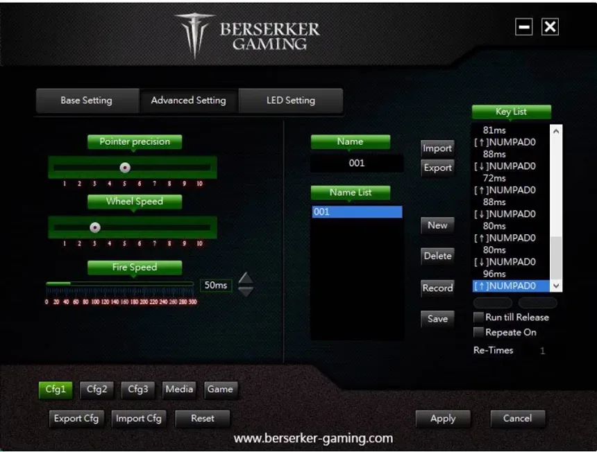 Berserker Gaming Alpha Omega Players V1 Noir - vue 5
