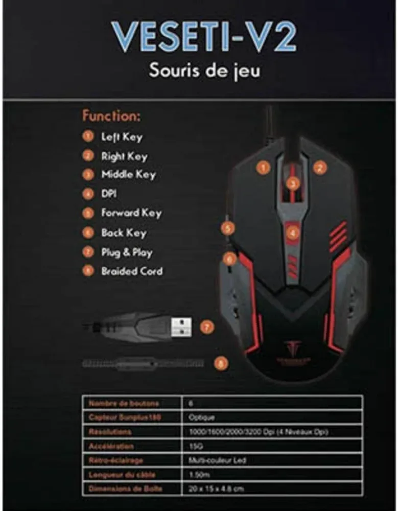 Berserker Gaming Alpha Omega Players V2 Noir - vue 3
