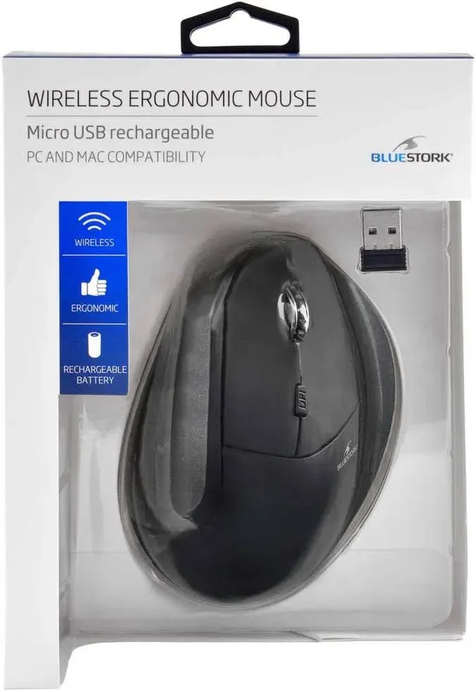 Bluestork M-WL-ERGO Noir - vue 3