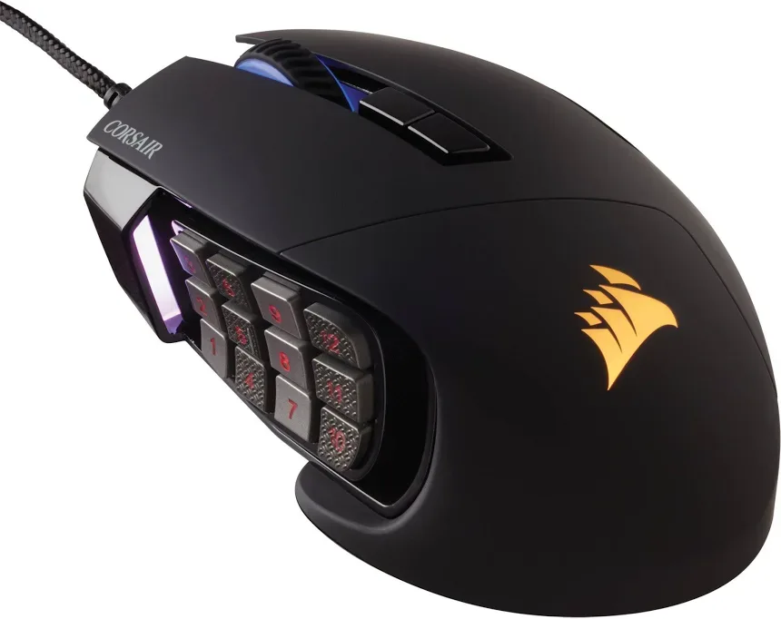Corsair Scimitar RGB Elite Noir - vue 2