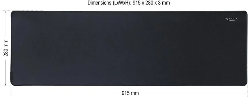 DeLOCK Gaming Pad 12557 Noir - vue 5