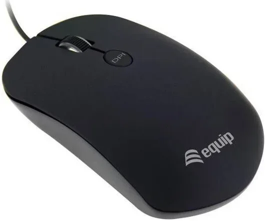 Equip Souris USB 1600 DPI Noir - vue 1