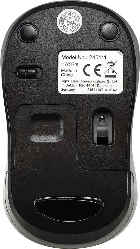 Equip Wireless Mouse 1200 DPI Noir - vue 2