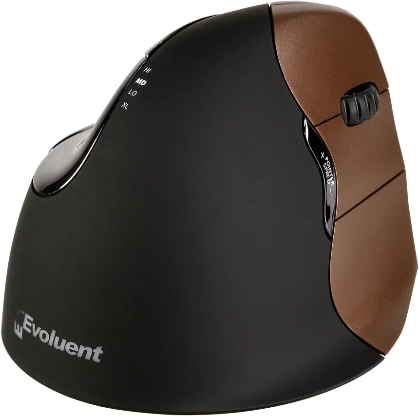 Evoluent VerticalMouse 4 Wireless Noir - vue 2