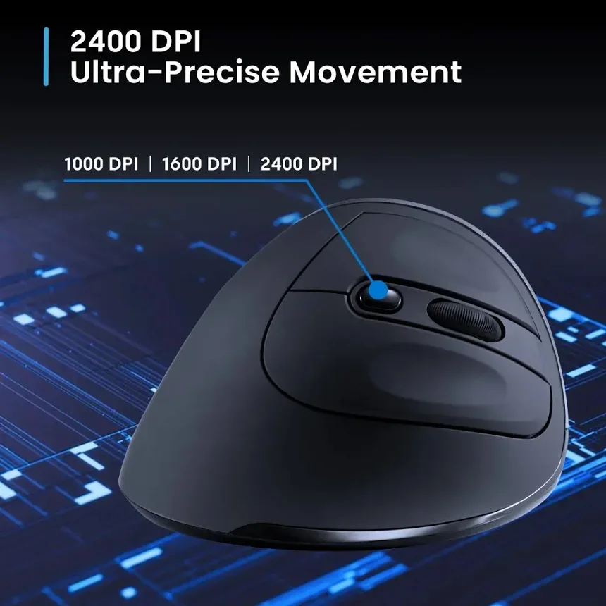Ewent Souris Verticale Ergonomique 2400 DPI - vue 4