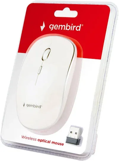 Gembird Souris optique sans fil Blanche - vue 5
