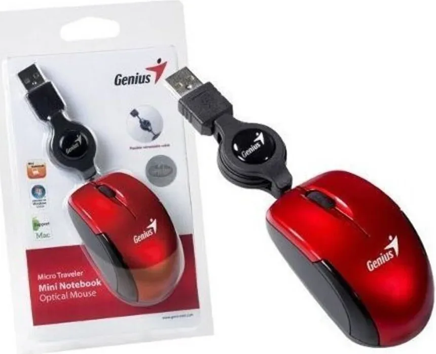 Genius Micro Traveler V2 Mini Rouge - vue 4