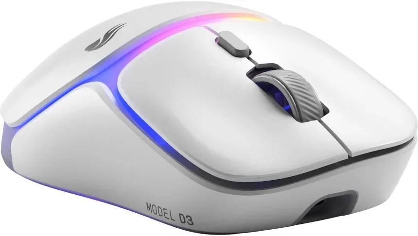 GLORIOUS Model D3 Wireless Blanc - vue 2
