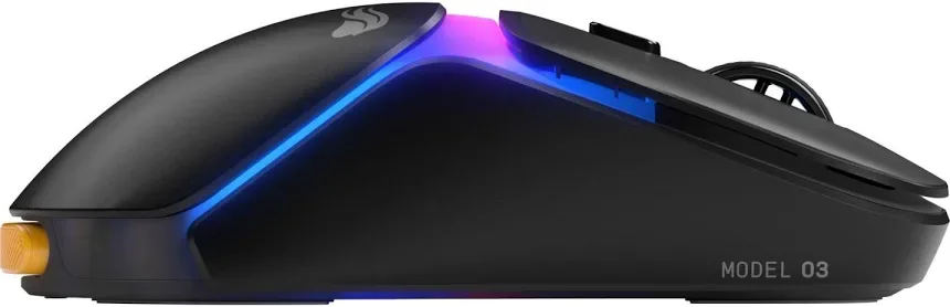 GLORIOUS Model O3 Wireless Noir - vue 4
