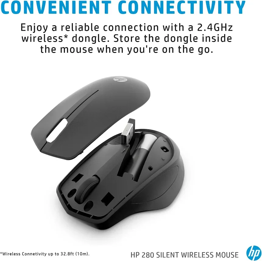 HP 280 Wireless Silent Mouse - vue 5