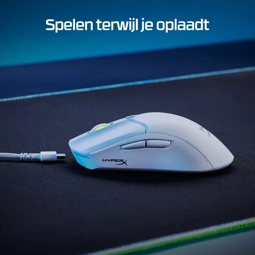 HyperX Pulsefire Haste 2 Blanc - vue 2