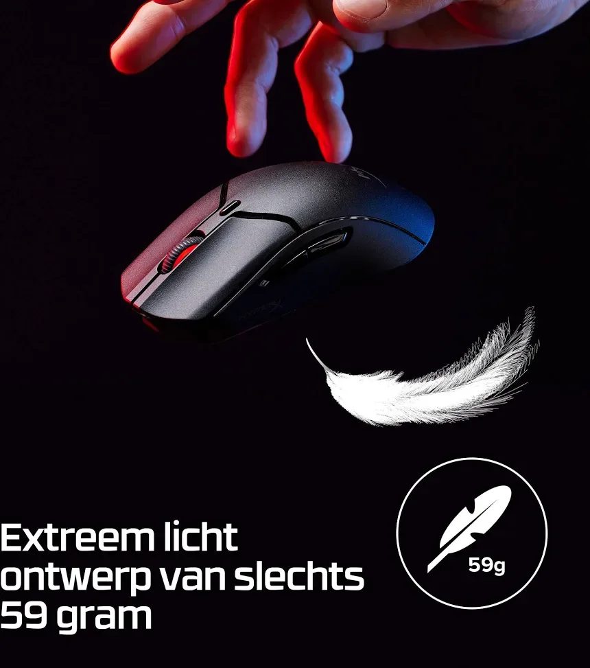 HyperX Pulsefire Haste 2 Mini Noir - vue 5