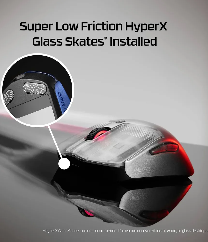 HyperX Pulsefire Haste 2 S Argent - vue 4
