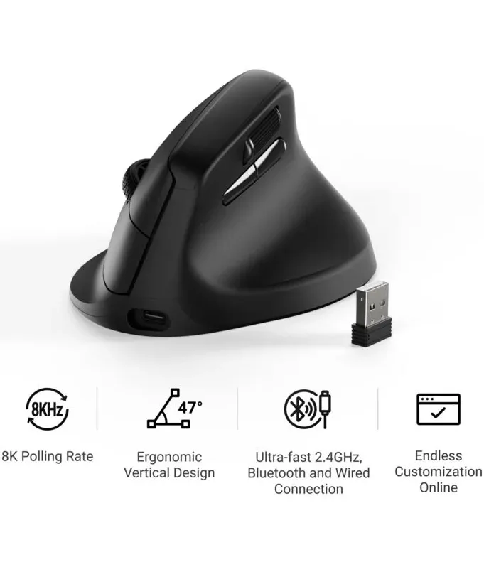 Keychron M5 Noire - vue 3