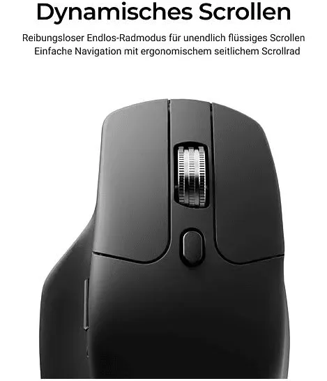 Keychron M6 Noire - vue 3