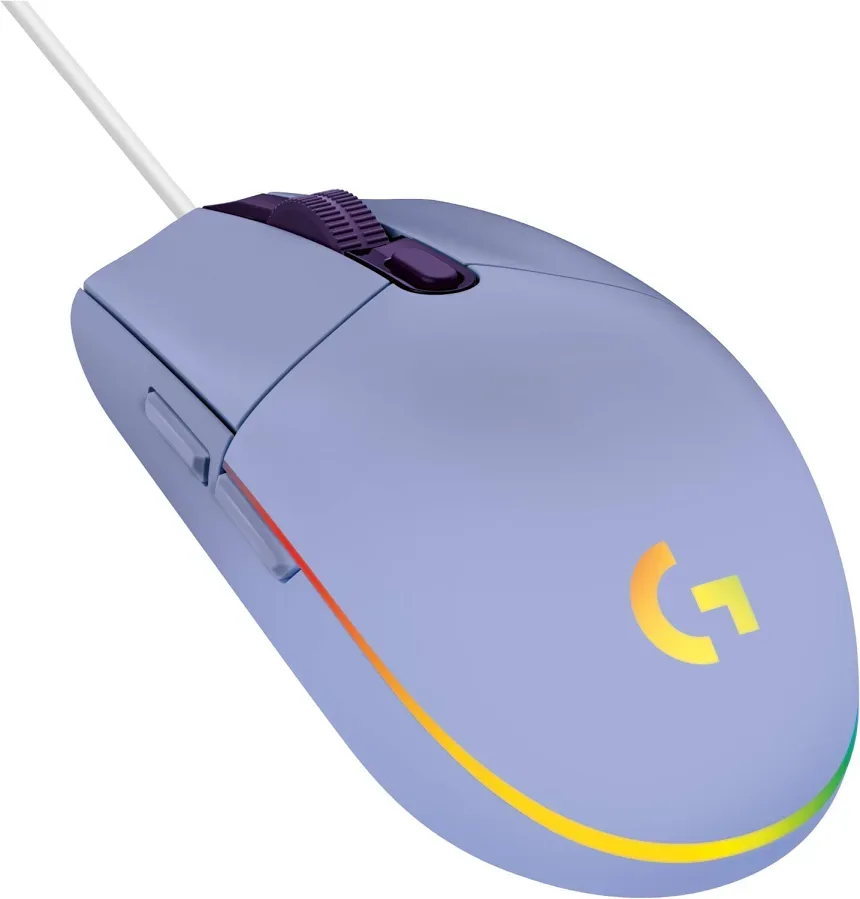 Logitech G G203 Lightsync Lila - vue 2