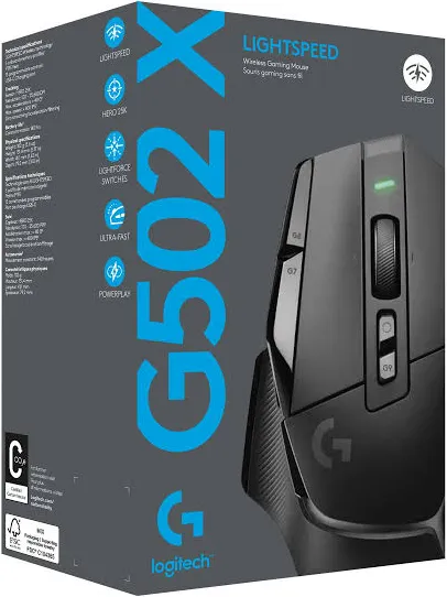 Logitech G G502 X Lightspeed Noir - vue 4