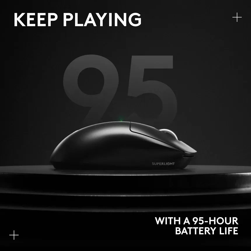 Logitech G Pro X Superlight 2 Noir - vue 3