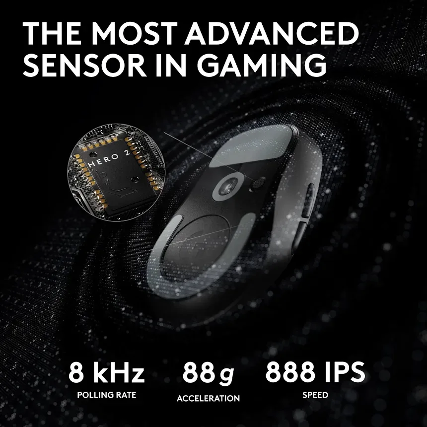 Logitech G Pro X Superlight 2 Noir - vue 5