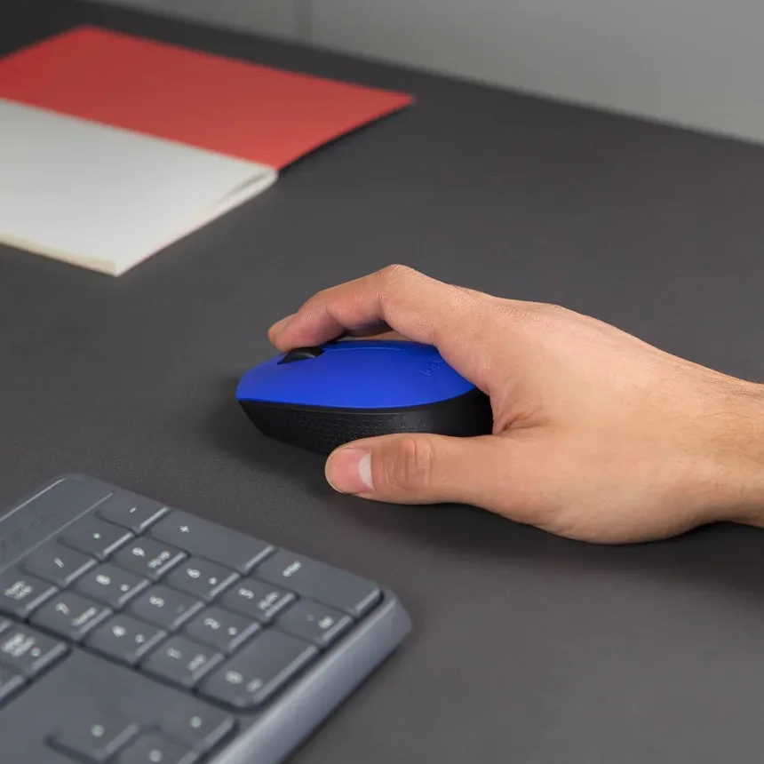 Logitech M171 Bleu - vue 3