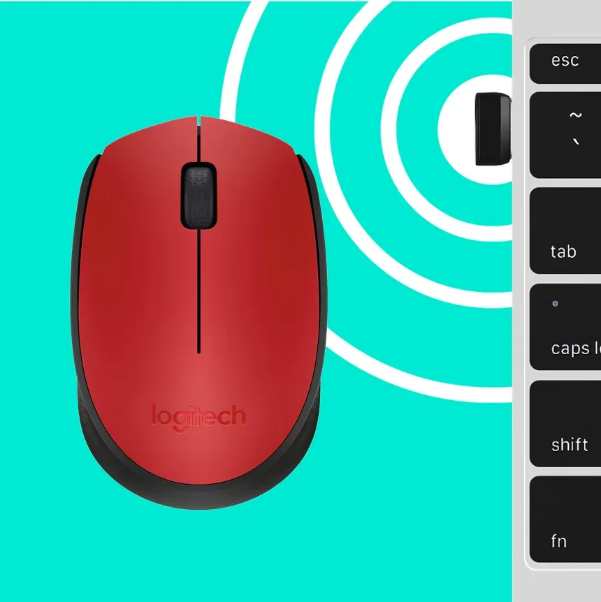 Logitech M171 Rouge - vue 5
