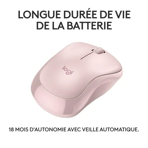 Logitech M240 Silent Rose - vue 4