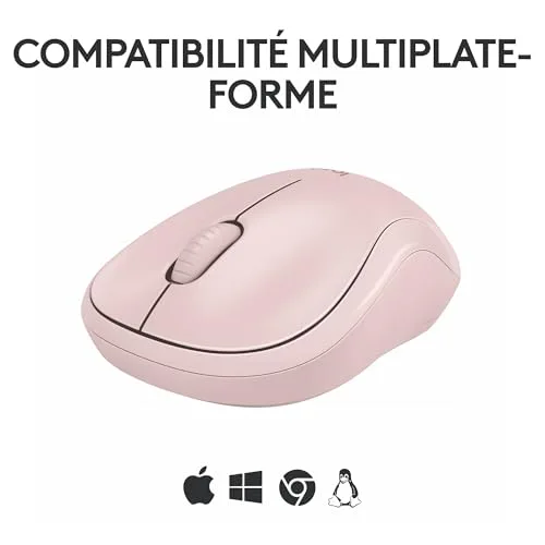 Logitech M240 Silent Rose - vue 6