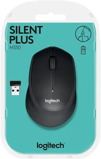 Logitech M330 Silent Plus Noir - vue 5