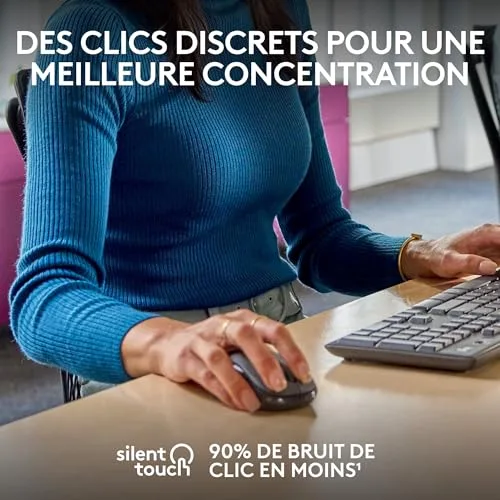 Logitech MX Master 3S Noir - vue 3