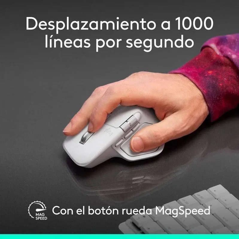 Logitech MX Master 4 Blanc - vue 5