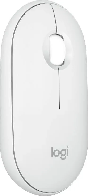 Logitech Pebble Mouse 2 M350s Blanc - vue 4