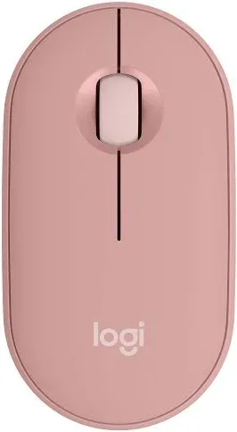 Logitech Pebble Mouse 2 M350s Rose - vue 1