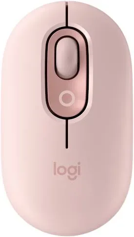 Logitech Pop Mouse Rose - vue 1